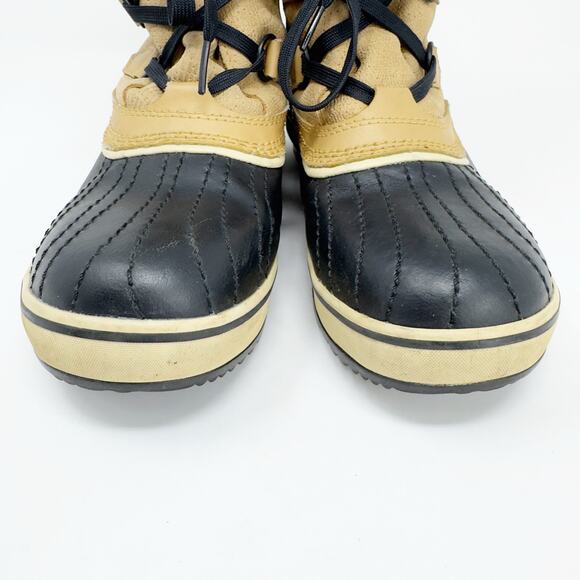 Sorel Women's Tivoli Waterproof Winter Snow Tan Duck Boots 8.5 - Picture 3 of 7